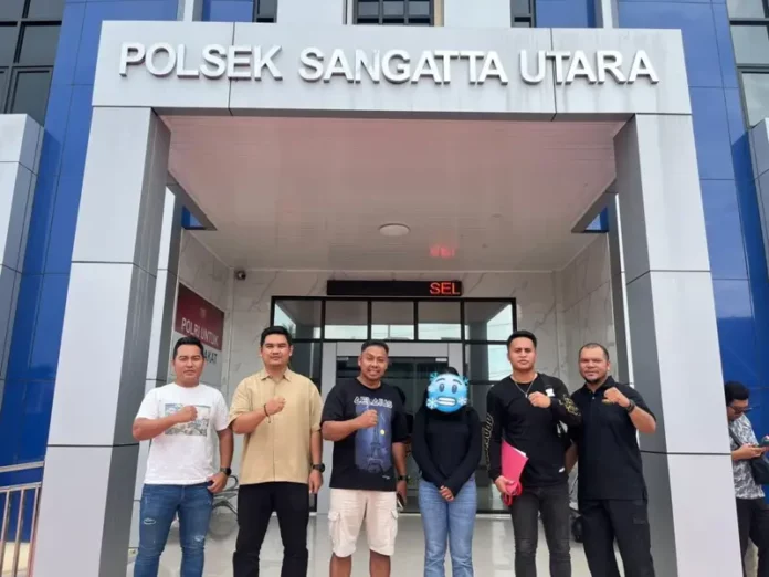 Pelaku yang diamankan jajaran Polsek Sebulu di Kutim. (Istimewa)