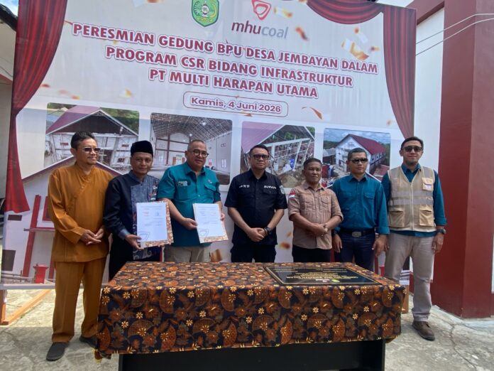 Peresmian BPU Desa Jembayan Dalam.(Shavira Ramadhanita/RadarKukar)