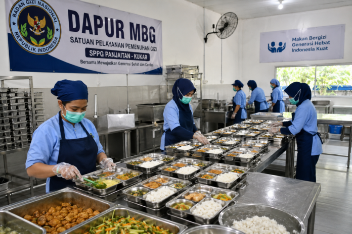 Ilustrasi dapur MBG di salah satu SPPG. (AI)